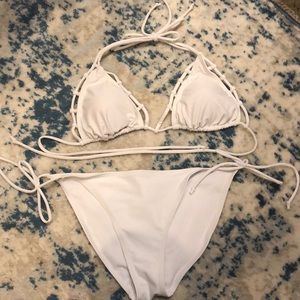 White bikini